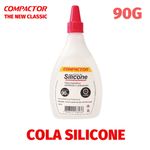 Cola Compactor Polar Branca, Isopor, Tecido, Silicone, Arte, Multiuso, Líquida - 90g ou 40g