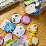 Mini Bloco Notas Adesivas Fofo BRW Animais Gatinho Panda Ursinho Coruja 30 Folhas