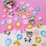 Mini Bloco Notas Adesivas Fofo BRW Animais Gatinho Panda Ursinho Coruja 30 Folhas