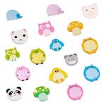Mini Bloco Notas Adesivas Fofo BRW Animais Gatinho Panda Ursinho Coruja 30 Folhas
