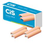 Grampo Cis 26/6 - Kit com 1000 ou 5000 unidades - Galvanizado ou Cobreado