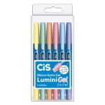 Marca Texto em Gel Cis Lumini Pastel Ideal p/ Bíblia e Vade Mecum Não Mancha verso - Kit ou unidade