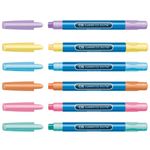 Marca Texto em Gel Cis Lumini Pastel Ideal p/ Bíblia e Vade Mecum Não Mancha verso - Kit ou unidade