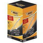 Caixa Caneta Bic Cristal Escrita Fina - Azul, Preta e Vermelha - 50 unidades