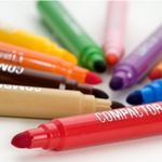 Canetinha Hidrográfica Compactor Neo Pen Color Jumbo - 36, 24, 12 ou 6 Cores - Tom Pastel