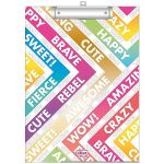 Prancheta Tilibra Decorada Fofa Happy Soho Zip Be Nice A4