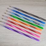 Caneta Cis Spiro Glow Ponta Agulha Ultra Fina 0.7mm Corpo Longo