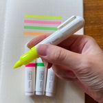 Mini Marca Texto Tilibra Lunix - Rosa, Amarelo, Roxo, Verde e Laranja  - Kit ou unidade