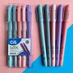Kit Caneta Cis BPX Ponta Ultra Fina 0.7mm - Estojo Caixa ou Blister