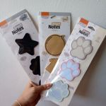 Kit Bloco de Notas Adesivas BRW - Preto, Kraft, Tons Pastel, Patinha de Gato e Coloridos