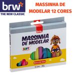 Massa de Modelar 12 Cores BRW - Massinha
