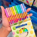 Kit Caneta Hidrográfica Compactor (Canetinhas) Neo Pen Tom Pastel Perfumada Mentos - 12 ou 6 cores