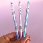Lapiseira Cis Sweet 0.7mm - Corpo Decorado Tom Pastel Rosa Azul e Lilás