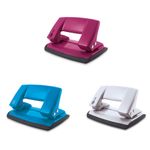 Perfurador de Papel Cis 2 Furos P-210 - Rosa ou Azul