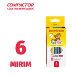 Mini Caneta Hidrográfica Compactor Neo Pen Mirim Canetinhas - 24, 12 ou 6 cores ou Haribo