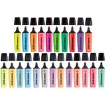 Kit Marca Texto Stabilo Boss 4 Cores - Neon - Tom Pastel - Novas Cores