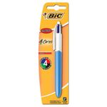 Caneta Bic Cristal 4 Cores em 1 - Pastel, Metálica, Emborrachado, Fluo, Solar, Madeira, Lapiseira