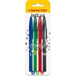 Kit Caneta Compactor JetLux Decorada Ponta Média 1.0mm - 8, 4, 3 ou 2 Cores