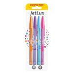 Kit Caneta Compactor JetLux Decorada Ponta Média 1.0mm - 8, 4, 3 ou 2 Cores