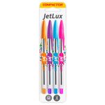 Kit Caneta Compactor JetLux Decorada Ponta Média 1.0mm - 8, 4, 3 ou 2 Cores