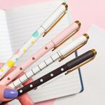Caneta BRW Estampada 0.7mm Poá Coração - Kit e Unidade