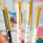 Caneta BRW Estampada 0.7mm Poá Coração - Kit e Unidade