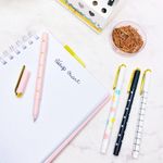 Caneta BRW Estampada 0.7mm Poá Coração - Kit e Unidade