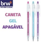 Caneta Gel Apagável BRW Glitter Ponta Fina 0.7mm