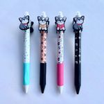Caneta BRW Fofa Pug Cachorrinho Apagável Gel Ponta Fina 0,7mm