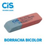 Borracha Bicolor Cis Escolar - para Lápis e Caneta