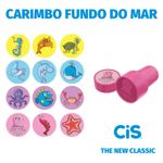 Carimbo Cis Stamp Fundo do Mar Tons Pastel Divertido Fofo
