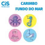 Carimbo Cis Stamp Fundo do Mar Tons Pastel Divertido Fofo