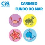 Carimbo Cis Stamp Fundo do Mar Tons Pastel Divertido Fofo