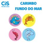 Carimbo Cis Stamp Fundo do Mar Tons Pastel Divertido Fofo