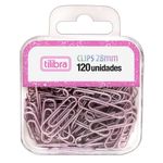 Clips Tilibra Dourado, Rosé, Rosa Pastel ou Pink Glitter - 28mm ou 38mm Clipes