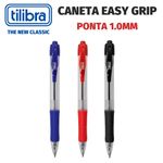 Caneta Tilibra Easy Grip Retrátil Click Ponta 1.0mm