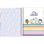 Caderno Colegial Snoopy Tilibra Capa Dura 10 Matérias - 160 Folhas Fofo