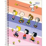 Caderno Colegial Snoopy Tilibra Capa Dura 10 Matérias - 160 Folhas Fofo