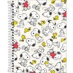 Caderno Colegial Snoopy Tilibra Capa Dura 10 Matérias - 160 Folhas Fofo