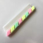 Caneta Borracha BRW 3 Cores Rainbow Tom Pastel + 14 Refil