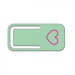 Kit Clips de Metal Tilibra Decorado - 3 Clipes Tom Pastel Fofo