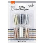 Kit Glitter BRW - Mini Shaker Fashion - 6 Cores