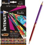 Lápis de Cor Bic Intensity Bicolor 36 Cores