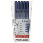 Kit Caneta Pilot Drawing Pen Lettering Caligrafia - 0.1, 0.2, 0.3, 0.5 e 0.8mm