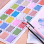 Aquarela LeoArte Picnic 28 Cores Peroladas + Pincel