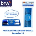 Apagador para Quadro Branco BRW - com Imã para Quadro Magnético