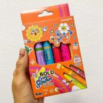 Kit 6 Marca Texto Perfumado Be Bold Crazy Summer Newpen