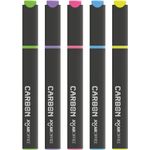 Estojo Marca Texto Carbon Jocar Office Neon - Kit 5 Cores