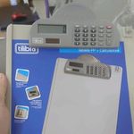 Prancheta com Calculadora, Escala Métrica e Porta Caneta Tilibra A4