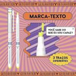 Kit 6 Marca Texto Ginza Generation Y - Traço Triplo - 2 Linhas